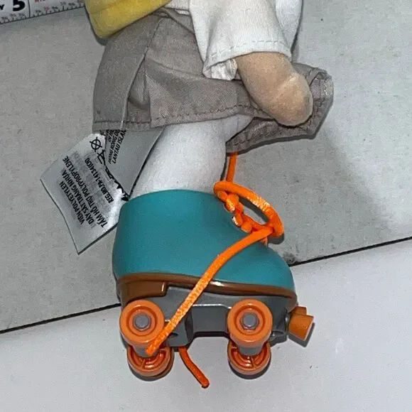 Disney NuiMOs Alice in Wonderland Poseable Plush Toy Wearing Roller Skates - Picture 4 of 8